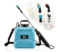 Pulvérisateur Électrique 9L Jardin, Lance Télescopique 80cm, 3 Buses, USB-C | Moteur cuivre 3,7V, batterie 1500mAh, 200min. Pulverisateur electrique toiture, pulverisateur de jardin
