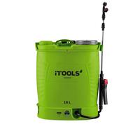 Pulvérisateur electrique à batterie 16L 12V 8Ah Pression 6 bar Itools Lance Inox + Accessoires