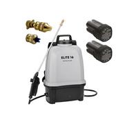 VOLPI - Pulvérisateur Électrique à Batterie 8 Bar 16L + 2 Batteries Rechargeables Lithium + Chargeur Inclus - Haute Pression - Jardin, Toiture, Démoussage