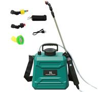 Pulvérisateur électrique à dos 5L/8L, rechargeable par USB, pulvérisateur automatique d'eau pour plantes avec pistolet de pulvérisation, autonomie de 120 minutes, outil d'irrigation de jardin portable