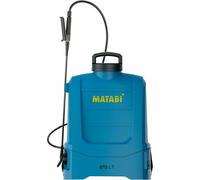 Matabi e15LT - Pulvérisateur Électrique 15L - Batterie 12V - 2 Buses | Pulvérisateur de Jardin avec Batterie à charge rapide, autonomie jusqu’à 150L, pour potagers et jardins, pulvérisateur dorsal