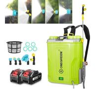 Pulvérisateur électrique à dos - ONEGREEN - 20L - Sans fil 2x3Ah - Haute pression