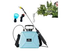 Pulvérisateur Électrique À Eau,Nettoyant 3 Buses | Pulvérisateur De Jardin 5 L avec Sangle D'Épaule Et Lance Télescopique - pour Piscine Fenêtre Auto Cour Pelouse