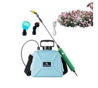 Pulvérisateur Électrique À Eau - Nettoyant 3 Buses | Pulvérisateur sans Fil 5 L avec Bandoulière Et Lance Télescopique,pour Auto Vitres Sols Piscine Jardin Pelouse
