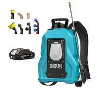 Pulvérisateur électrique à pression - Pulvérisateur de jardin sans fil - 20 litres - 100 psi - Batterie lithium-ion - 1 x 2 Ah - 18 V