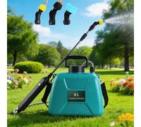 Pulvérisateur Électrique Automatique 8L pour Jardin, Pulvérisateur Portable Rechargeable, Arroseur Atomiseur à Épaule 5L