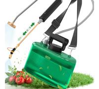 Pulvérisateur Électrique de Jardin 5L avec Lance Télescopique en Cuivre à 2 Modes + Lance INOX pour Douche, 2 Buses, Tuyau 1+3m, Batterie 2200mAh, Recharge USB-C, 2-3h d’Autonomie (5L)