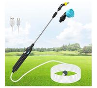 Pulvérisateur électrique, Lance Telescopique Pulverisateur Electrique Toiture, USB Rechargeable Pulvérisateur Jardin, Portable