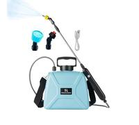 Pulvérisateur Électrique | Nettoyant 3 Buses - Pulvérisateur De Jardin 5 L avec Sangle D'Épaule Et Lance Télescopique | pour Piscine Fenêtre Auto Cour Pelouse