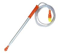 Pulvérisateur Électrique Perche Télescopique Acier Inoxydable | Buse Fine Incluse, Extension Remplaçable Orange, Portée Accrue pour Arbustes, Jardins, Agriculteurs et Paysagistes