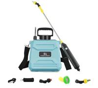 Pulvérisateur électrique pour jardin - Pulvérisateur à pompe manuel - 5 litres - Rechargeable - Pulvérisateur à pression automatique - Pour les fleurs et l'agriculture