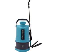 Pulvérisateur électrique pour jardin - Pulvérisateur à pression - Fonctionnement automatique/manuel - Lance télescopique - 2 buses - 12,6 V - Moteur en cuivre pur - Norme UE - Bleu