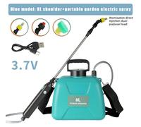 Pulvérisateur électrique pour plantes - Pulvérisateur à dos - 8 litres - Rechargeable par USB - Pistolet de pulvérisation automatique - Pour jardin, pelouse et irrigation - Couleur : vert