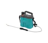 Pulvérisateur Électrique, Pulvérisateur Batterie 8L avec Autonomie 3H, Lance Télescopique 75cm et Buse Réglable Double Mode, Pulvérisateur Jardin Toiture pour Désherbant Démoussage, Recharge USB, Bleu