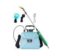 Pulvérisateur Électrique - Pulvérisateur Jardin 5L Grand Volume | 3 Buses de Brumisation avec Sangle d'Épaule et Lance Télescopique pour Entretien Extérieur Piscine Jardin Sols