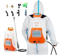 Pulvérisateur à dos à batterie VEVOR 15L Pulvérisateur à pression Pulvérisateur d'engrais Pulvérisateur de jardin