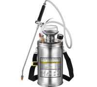 Pulvérisateur en acier de 6 litres, idéal pour un usage domestique, l'entretien du jardin, le nettoyage des joints, et également adapté aux secteurs industriels, agricoles, commerciaux et médicaux