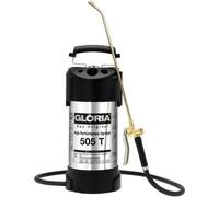 Pulvérisateur GLORIA 505 T, 5L, Acier Inoxydable, 6 bars, Tuyau 1.35M