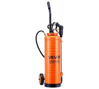 Pulvérisateur industriel, grande capacité de 17 L, pulvérisateur pour béton en acier inoxydable avec poignée ergonomique et chariot amovible, tuyaux de 1,2 m et 3 m, pulvérisateurs pour produits d'éta
