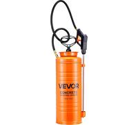 Pulvérisateur industriel pour béton, pulvérisateur en acier inoxydable de 14 litres, pulvérisateurs à pompe Tri-Poxy robustes, lance de 52 cm avec poignée ergonomique, tuyaux de 1,2 m et 3 m, 2 buses