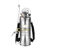 Pulvérisateur manuel en acier inoxydable, 4-12l, pompe d'arrosage, nettoyage du sol de la maison et du jardin(4L 1Gal)