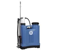Pulvérisateur manuel pour le dos, capacité de 16 litres, couleur bleue