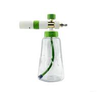 Pulvérisateur Mousse 1L Haute Pression pour Voiture(Green-White) | Jet mousse dense, rotation 360°, idéal pré-lavage, réservoir 1L, compatible karcher