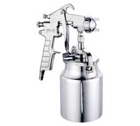 Pulvérisateur pneumatique argent antirouille, Machine à peinture HVLP avec poignée de buse de 2mm, pistolets à outils pour peinture de maison