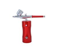 Pulvérisation Peinture D'Aérographe Pompe G12+0.3Mm Mini 7Cc Outil De Nettoyage(Rouge)
