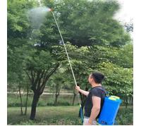 Pulvériser Lance Outil De Jardin 2.6 m En Acier Inoxydable Réglable Extension Universelle Tuyau Pulvérisateur Outil pour Jardin