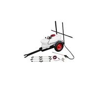 Pulvérisateur de 100 litres, pulvérisateur à pression, pulvérisateur tracté 12 V, pulvérisateur pour plantes, désherbant, herbicide, engrais, engrais en solution, réservoir de pulvérisation 9 bars, en