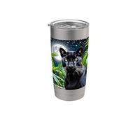 Puma noir Gobelet isotherme en acier inoxydable double paroi