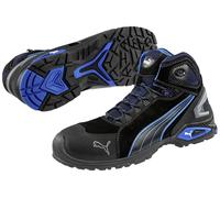 PUMA Rio Black Mid 632250-45 Chaussures montantes de sécurité S3 Pointure (EU): 45 noir, bleu 1 pc(s)