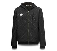 PUMA WORK WEAR Veste de Travail avec Capuche - Veste d'hiver - Isolation Thermique, respirabilité et imperméabilité - Noir - Taille XL