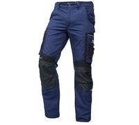 PUMA Workwear Precision X Pantalon de Travail pour Hommes, Nombreuses Poches & Genoux renforcés - Idéal pour Les Artisans, Les ouvriers de Production et de Construction - Bleu Marine - Taille 54