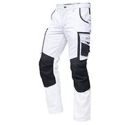 PUMA Workwear Precision X Pantalon de Travail pour Hommes, Nombreuses Poches & Genoux renforcés - Idéal pour Les Artisans, Les ouvriers de Production et de Construction - Blanc - Taille 54