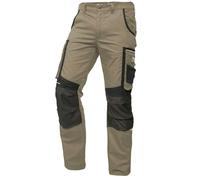 PUMA Workwear Precision X - Pantalon de travail pour hommes, qualité supérieure, fonctionnel, extensible, avec nombreuses poches, genoux renforcés, pour l'artisanat et le bâtiment, marron/noir, 54