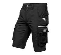 PUMA Workwear Precision X Short de Travail pour Hommes, Nombreuses Poches & Réflecteurs - Idéal pour Les Artisans, Les ouvriers de Production et de Construction - Noir/Noir - Taille 60
