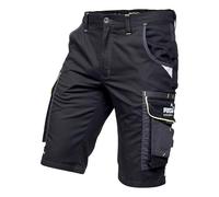 PUMA Workwear Precision X Short de Travail pour Hommes, Nombreuses Poches & Réflecteurs - Idéal pour Les Artisans, Les ouvriers de Production et de Construction - Noir-néon - Taille 46