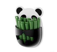 Pumixiy Autocollant magnétique Panda pour réfrigérateur avec clip d'étanchéité pour maintenir la fraîcheur dans le pain et les sacs alimentaires (type autocollant arrière)