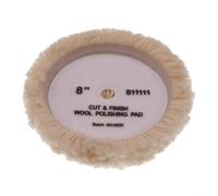 Pumixiy Disques de polissage professionnels en laine naturelle de 12,7 à 22,9 cm pour les détails de voiture, coupe lourde (20,3 cm)