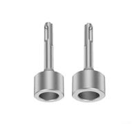 Pumixiy Lot de 2 forets de mise à la terre en acier forgé pour marteaux rotatifs SDS - Prend en charge les tiges de mise à la terre de 19 mm et 21 mm