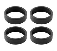 Pumixiy Lot de 4 pneus de rechange pour nettoyeur de piscine Zodiac 3900 Sport 480 P39 Black Max, design large, pour une meilleure traction, installation sans outil, caoutchouc (4 pièces)