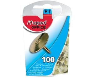 Punaise maped cuivrée diamètre 10mm boîte distributrice 100 unités