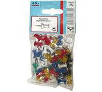 Punaise - signalétique - assortiment - VYNEX - Sachet de 45 punaises - Plastique