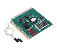 Puooifrty Analyseur PC à 4 chiffres - Testeur de carte postale de diagnostic pour bus PCI ISA - Carte mère - Affichage d'erreur de la carte mère d'ordinateur - Accessoires de rechange