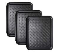 Puooifrty Lot de 3 plateaux de rangement pour chaussures - Pour protéger le sol - 13,7 x 10,8 cm