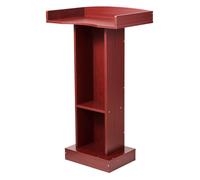 Pupitre de Conférence 105 cm-Duoku-Podium en Bois avec Surface de Lecture Spacieuse-Idéal pour Bureau-École-Mariage et Concert