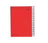 Pupitre Dossier 1-31, rouge