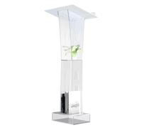 Pupitre en acrylique - Podium / Chaire - Structure en plastique - À monter - Usage professionnel - Transparent